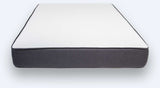 end on view of the HÜGGE foam mattress